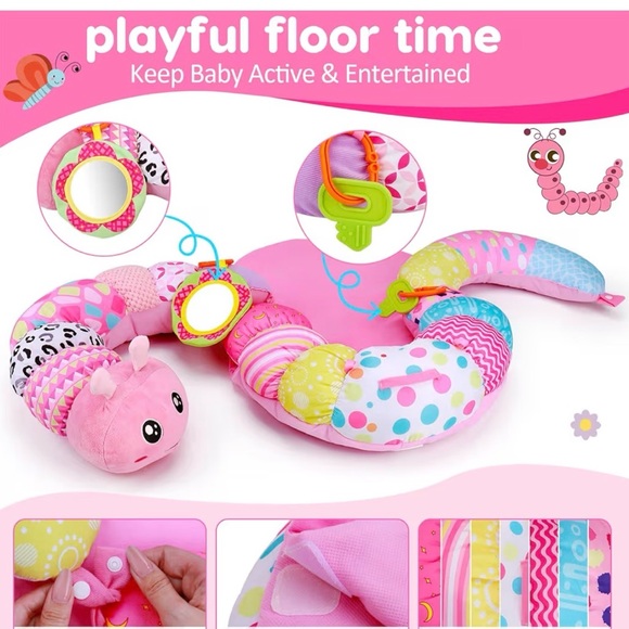 Other - Pink Baby Play Mat with Toys